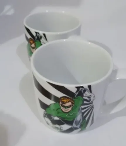 Kit de canecas lanterna verde colecionável 