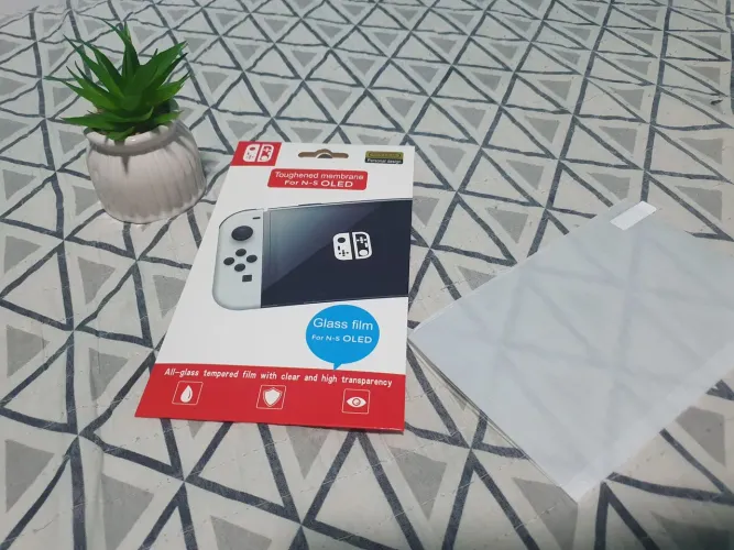 Película de Vidro para Nintendo Switch OLED ou V1 V2