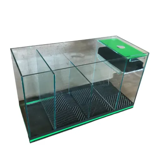 Filtro Aquário tipo Sump 50x30x35cm Vidro 6mm para Aquário Água Doce de até 300 litros