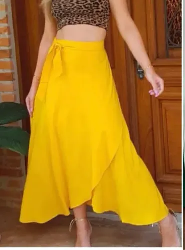 Saia envelope preta tricoline