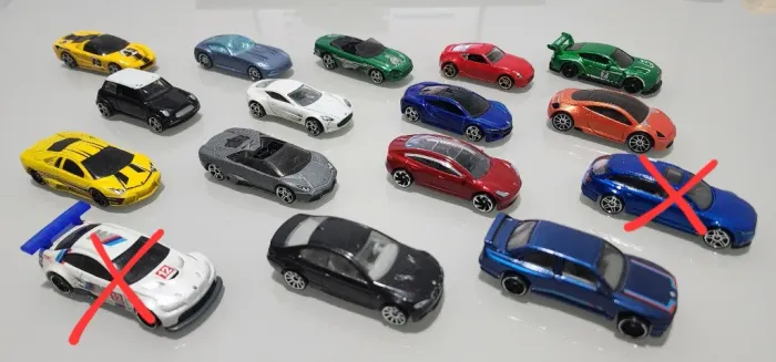 Coleção Esportivos de luxo - Hotwheels 1:64