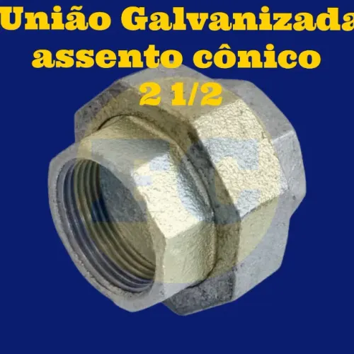 Promoção união galvanizado assento cônico DN 2 1/2-JF-MG