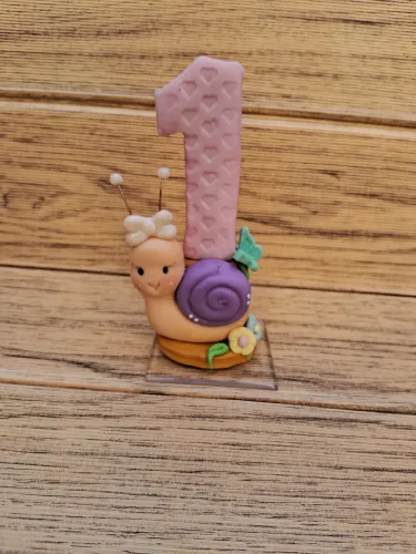 Velinha Jardim de biscuit