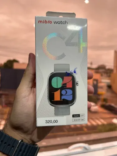 Smartwatch MiBro C4 - Tela 2.01'' - Bluetooth Call - Novo