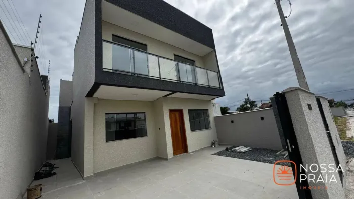 Sobrado com 4 dormitórios à venda, 114 m² por R$ 689.000 - Itapema do Norte Gleba II - Ita