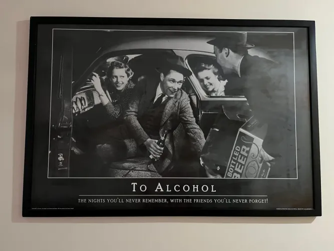 Quadro preto e branco