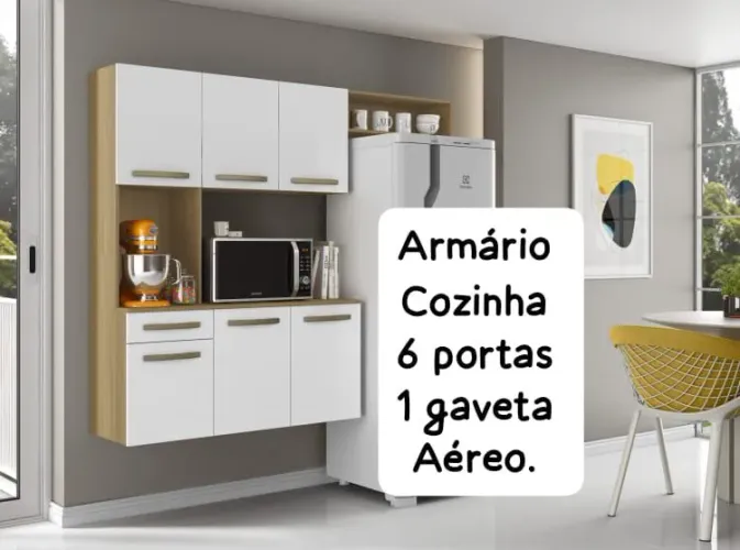 Armário cozinha novo na caixa hoje promoção entrego 