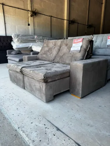 sofa retratil e recinavel 3 lugares 