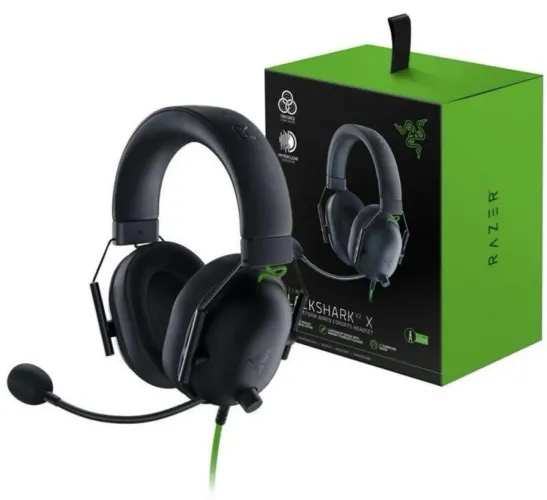 Fone Gamer Headset Razer Blackshark V2 X Surround 7.1 Pc Xbox Ps Switch Cor Classic black