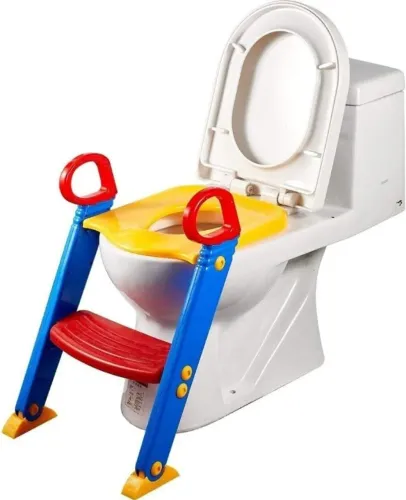 ASSENTO REDUTOR PARA VASO SANITARIO INFANTIL COM ESCADA