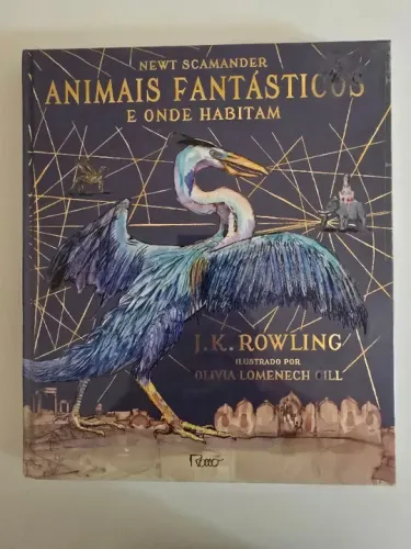 Animais Fantásticos e onde Habitam (Edição de capa dura ilustrada, livro novo)
