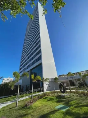 LINDO FLAT, 36 MTS, 01 QUARTO, 01 WC, LAZER COMPLETO. NA ESQUINA DO SHOPPING RIO MAR