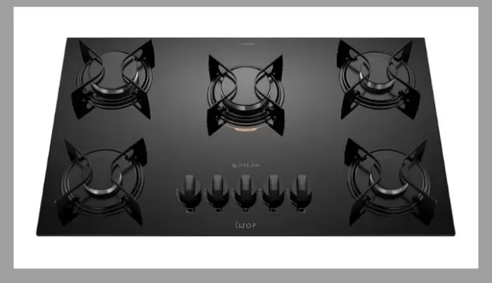 Cooktop 5 bocas Preto