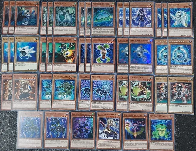 deck decifrador de códigos cartas originais de yu-gi-oh