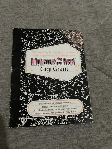 Diário Gigi Grant - Monster High G1.