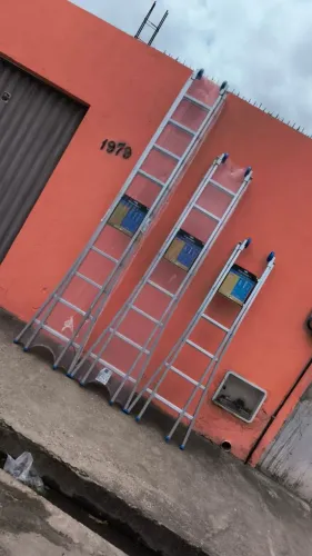 Escadas de alumínio extensível 