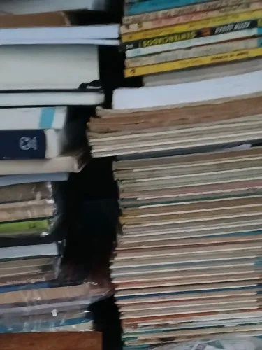 Lote com 50 livros antigos diversos. 