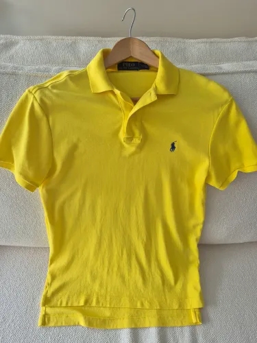 Camisa Polo Ralph Lauren Original Amarela - Tamanho S/P 