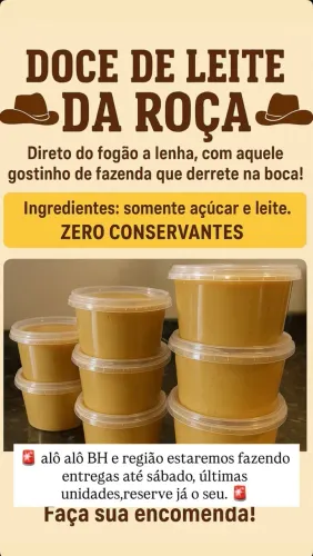 Doces de leite caseiro