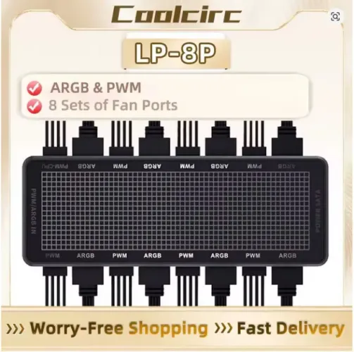 Controladora Tucer Hub Fans ARGB 