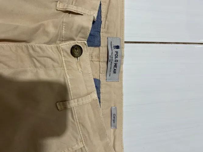 Calça cargo(polowear),bege