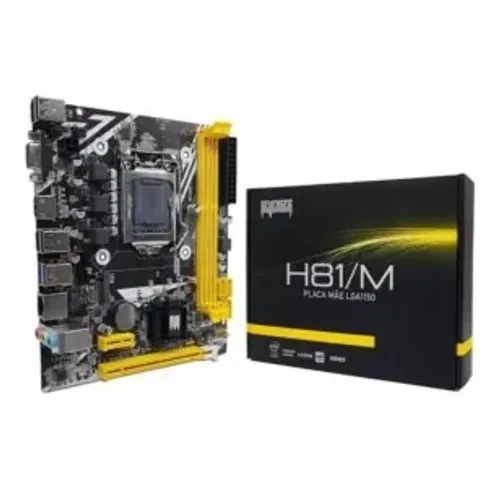 PLACA MAE REVENGER INTEL LGA 1150 MICRO ATX DDR3 M.2-NVME/HDMI/VGA/USB3.0/LANGIGA G-H81/M