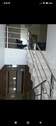 Corrimão e guarda corpo aço inox