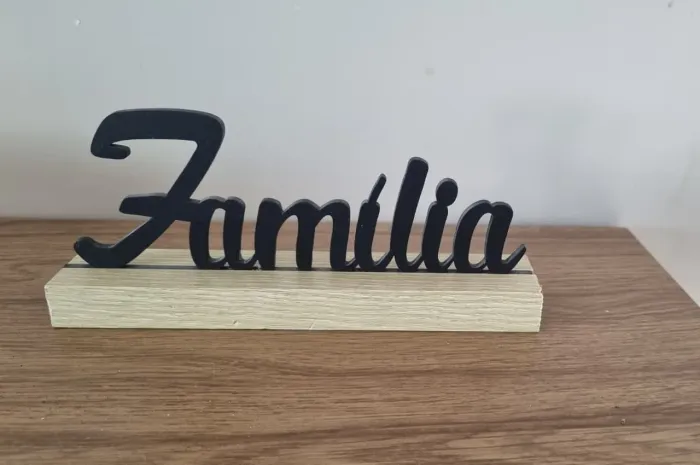 Placa Decorativa Família