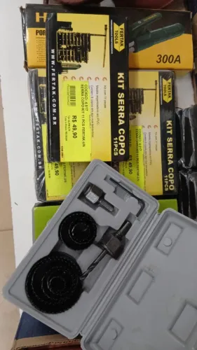 Kit Serra Copo 11 pçs Fertak promoção a vista R$49,90