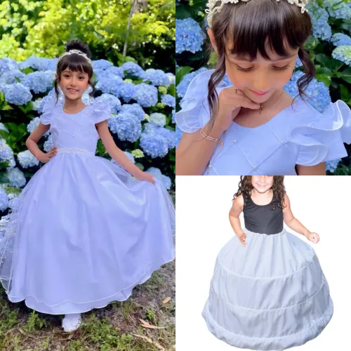 Vestido Daminha + Bambolê
