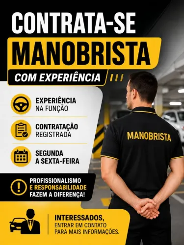 Vaga para manobrista