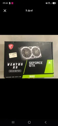 Placa de video gtx 1650 msi