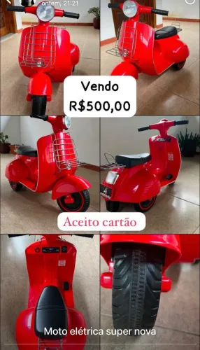Moto Elétrica Infantil