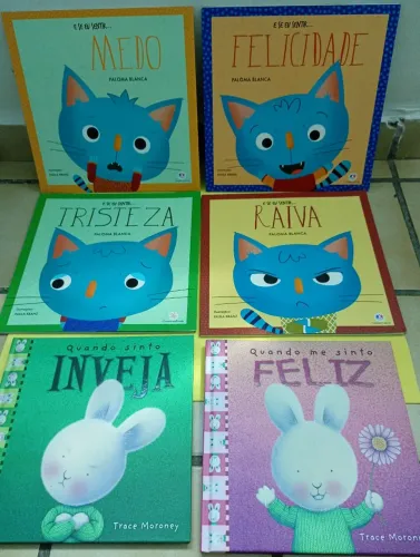 Coleção com 6 livros ( SENTIMENTOS)