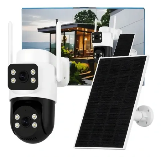 Câmera de Segurança 4G com Painel Solar