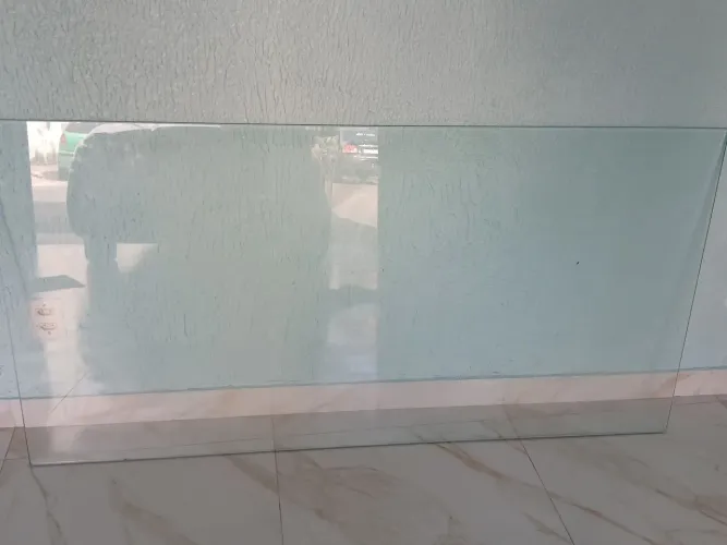 Tampo de Vidro Retangular 8mm (Incolor) 1,80 × 0,90