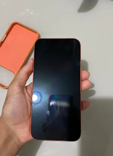 TROCO 17 Pro max laranja por silver