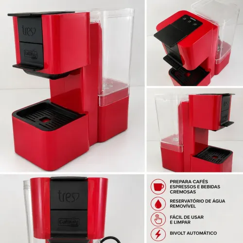 Máquina de Café TRES/Caffitaly - Pouquíssimo Uso.