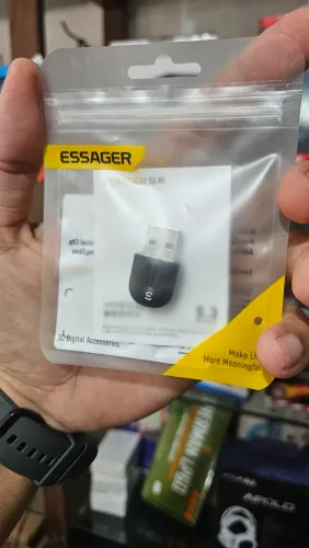 Adaptador usb Bluetooth 5.3 essager para pc