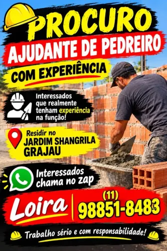 Ajudante de Pedreiro