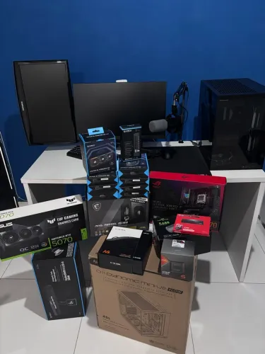 SETUP GAMER COMPLETO | MONITOR | RTX 5070 | FULL LIAN LI | PERIFÉRICOS