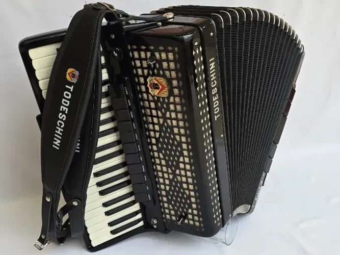 Acordeon 120 Baixos Todeschini Super 8 Já Eletrificada