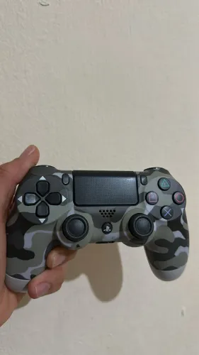 Controle ps4 camuflado cinza