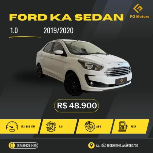Ford KA+ Sedan 1.0 Tivct Flex 4P 2020