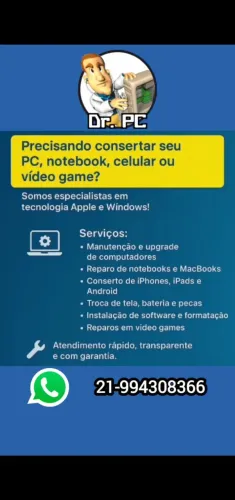 PRECISANDO CONSERTAR SEU PC, NOTEBOOK, CELULAR OU TV ?