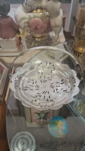 fruteira ou centro de mesa antiga com 18 cm