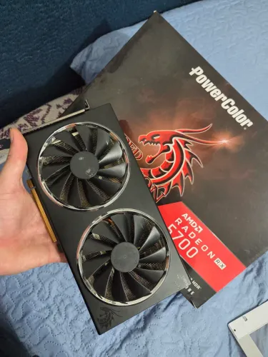 Placa de Vídeo AMD Radeon RX 5700 8GB PowerColor Red Dragon - Na Caix