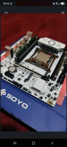 Pc xeon placa mae , processador 2 memorias Ram 8g + hd 500g