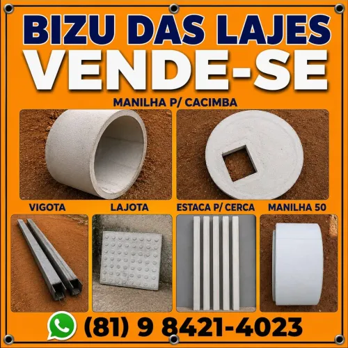 Vende-se matérias de construção