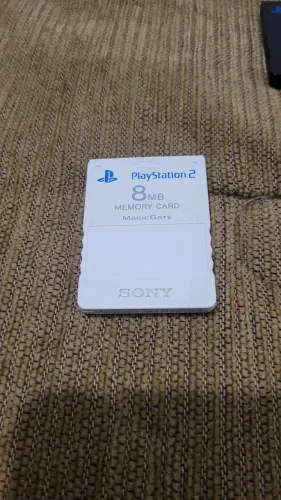 Memory card branco PS2 original